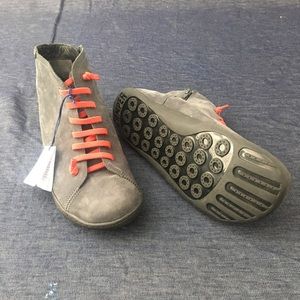 New Camper Ankle high casual grey shoes